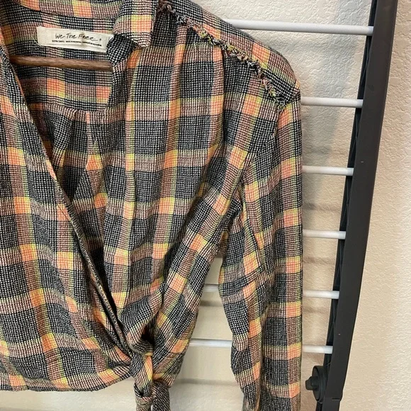 Free People We The Free Running Wild Wrap Top Size XS - Picture 7 of 8